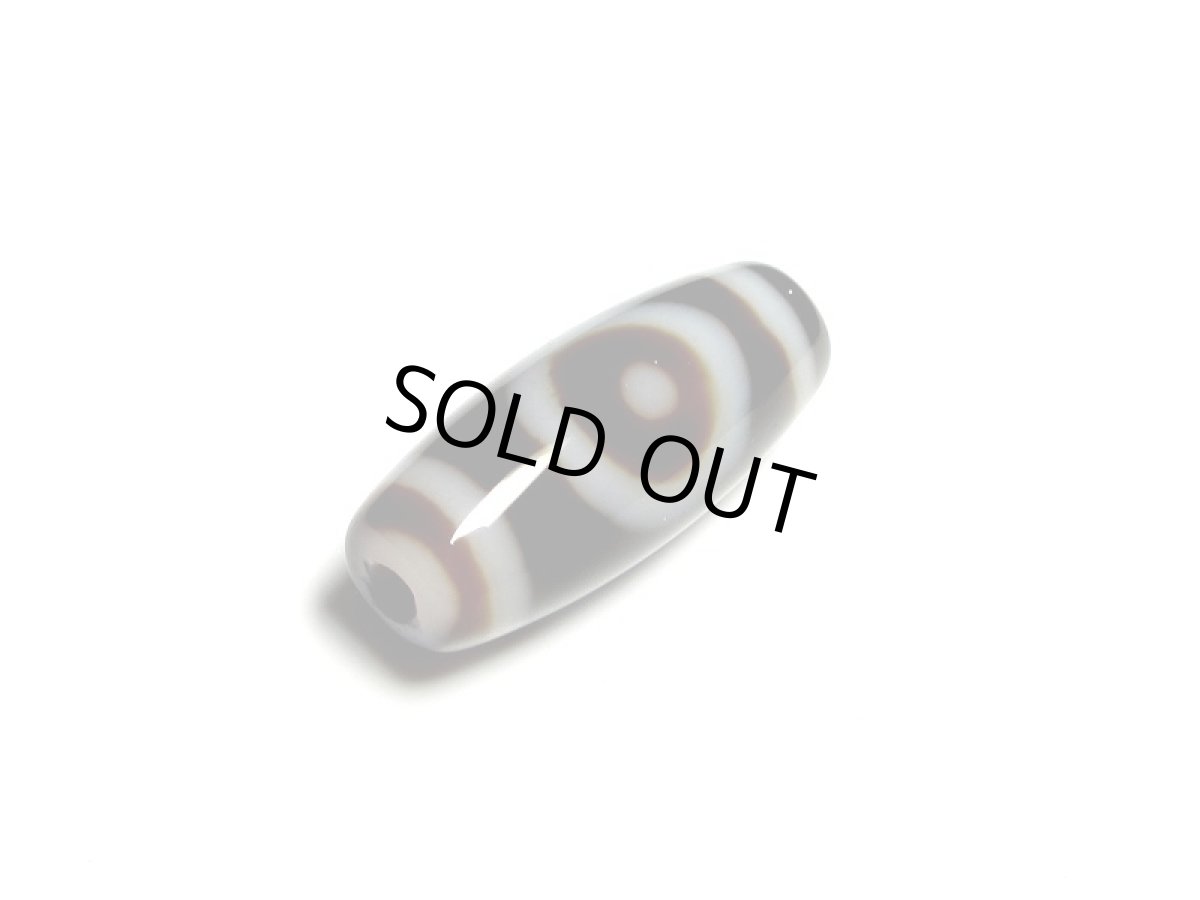 画像3: 黒地至純・天地星辰天珠 20mm (3)