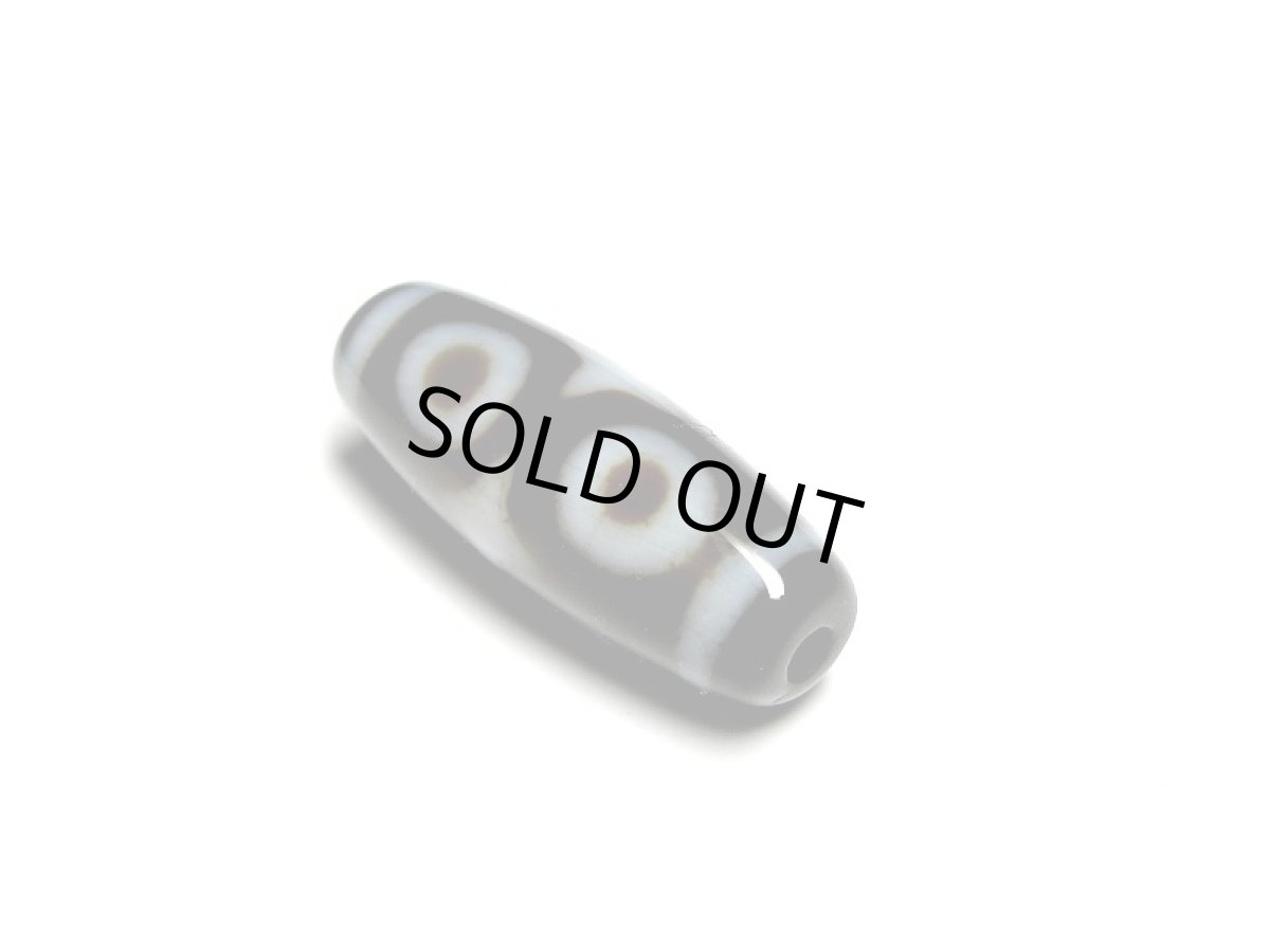 画像2: 黒地至純・六眼天珠 20mm (2)