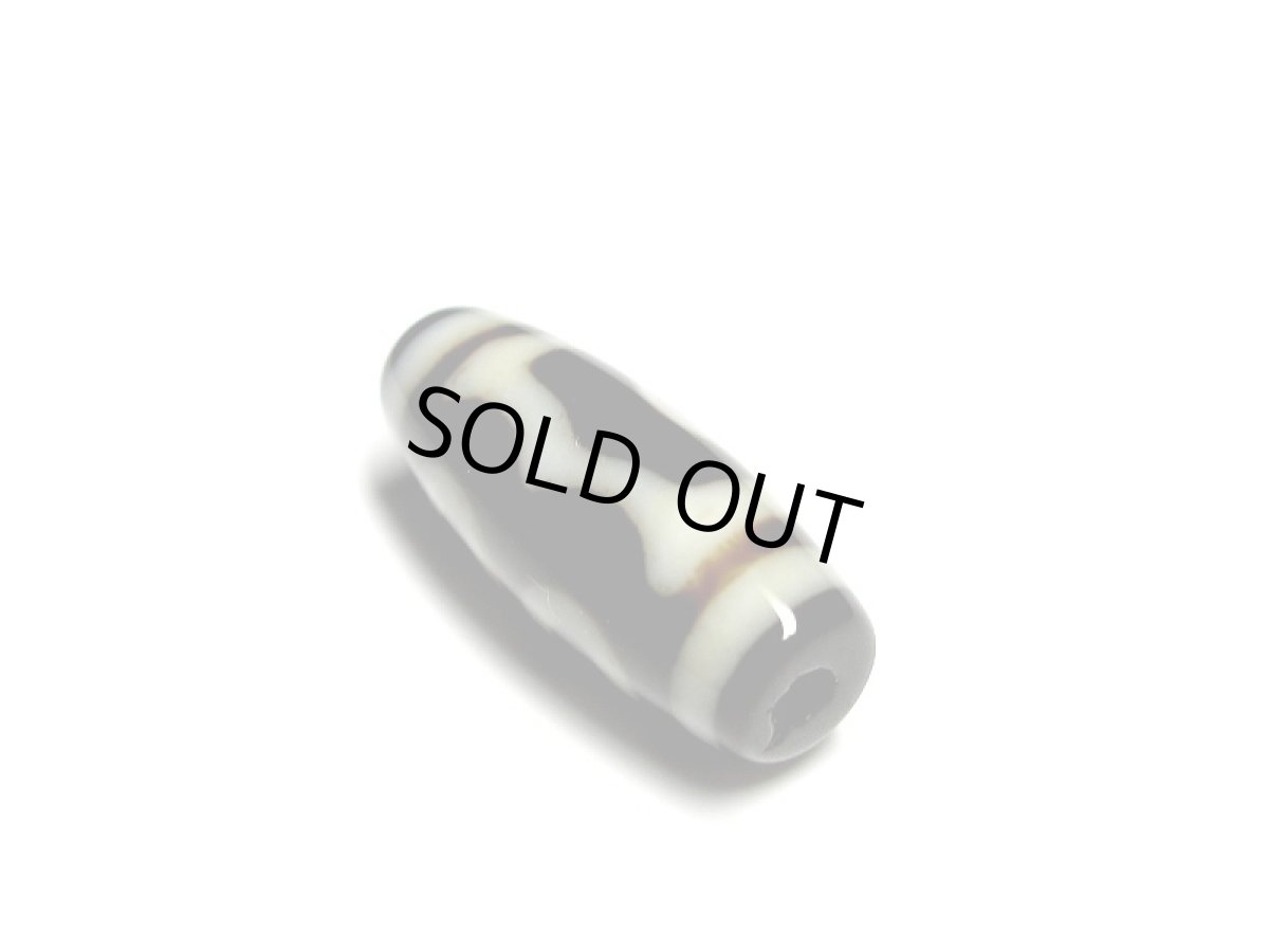 画像4: 黒地至純・三眼天珠 20mm (4)