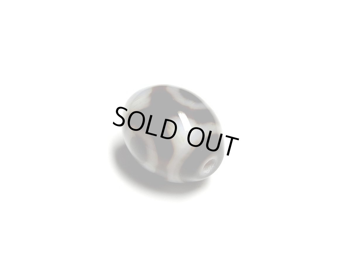 画像6: 黒地至純・三眼天珠 12.5mm【160530】 (6)