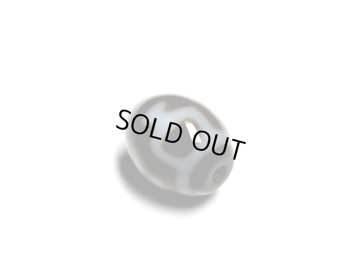 画像2: 黒地至純・宝瓶天珠 12mm【160530】 (2)