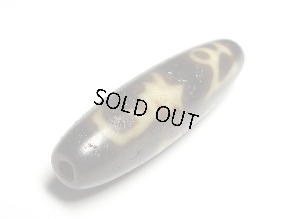 画像3: 風化龍鱗・六字真言天珠 42.5mm (3)