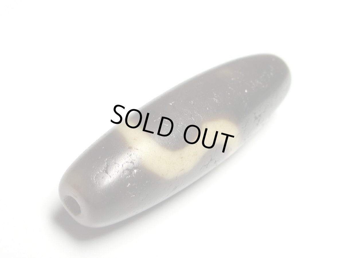 画像3: 風化龍鱗・白蛇天珠 41.5mm  (3)