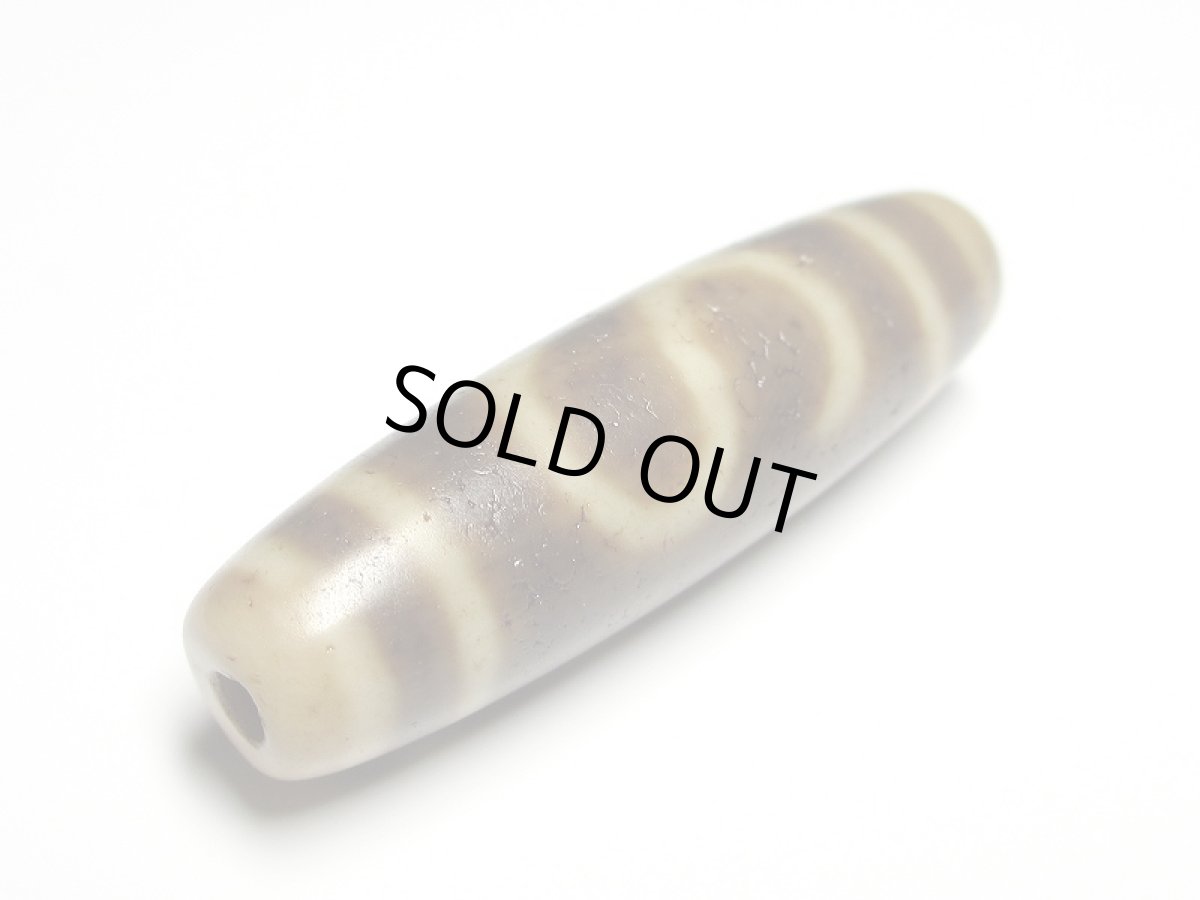 画像3: 風化龍鱗・金銭鉤天珠 39mm  (3)