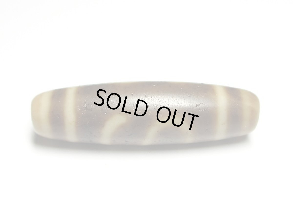 画像7: 風化龍鱗・金銭鉤天珠 39mm  (7)