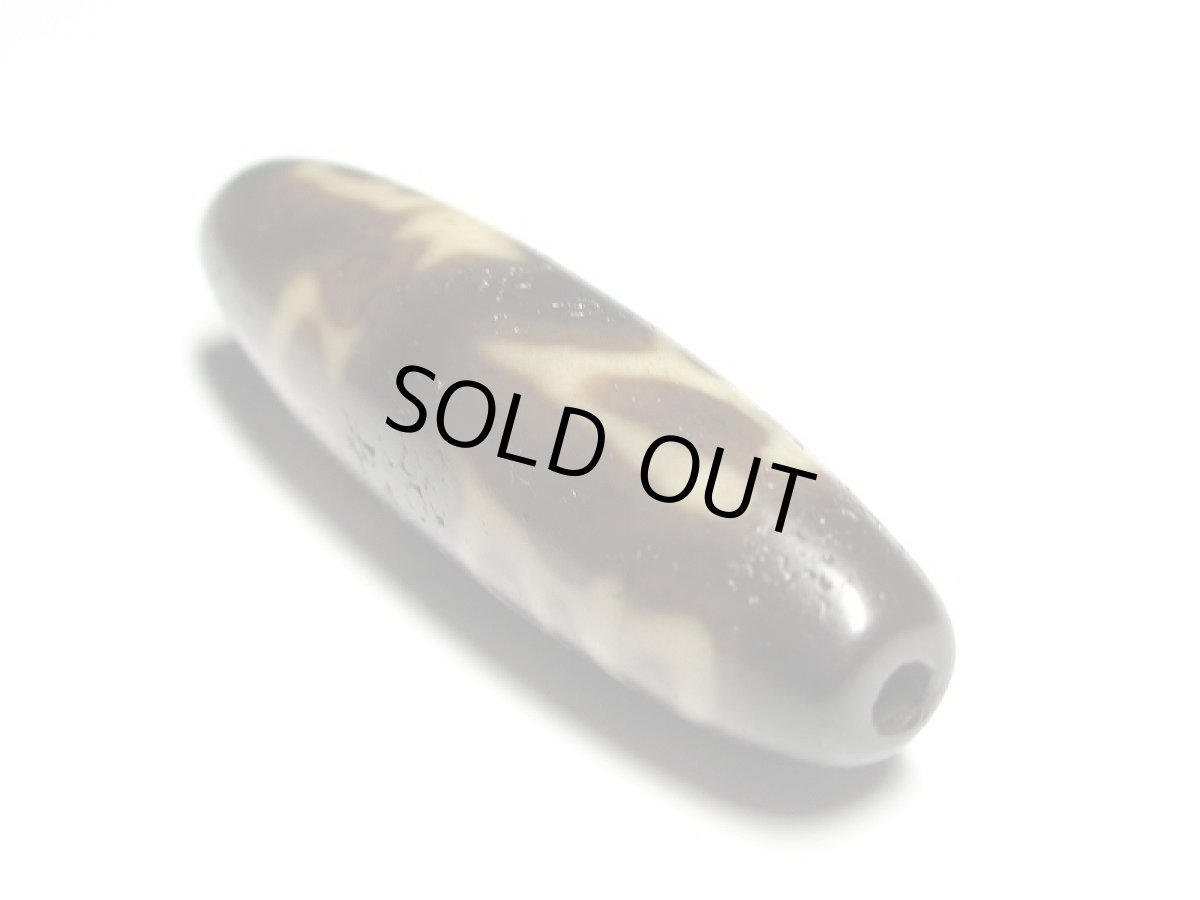 画像6: 風化龍鱗・六字真言天珠 42.5mm (6)