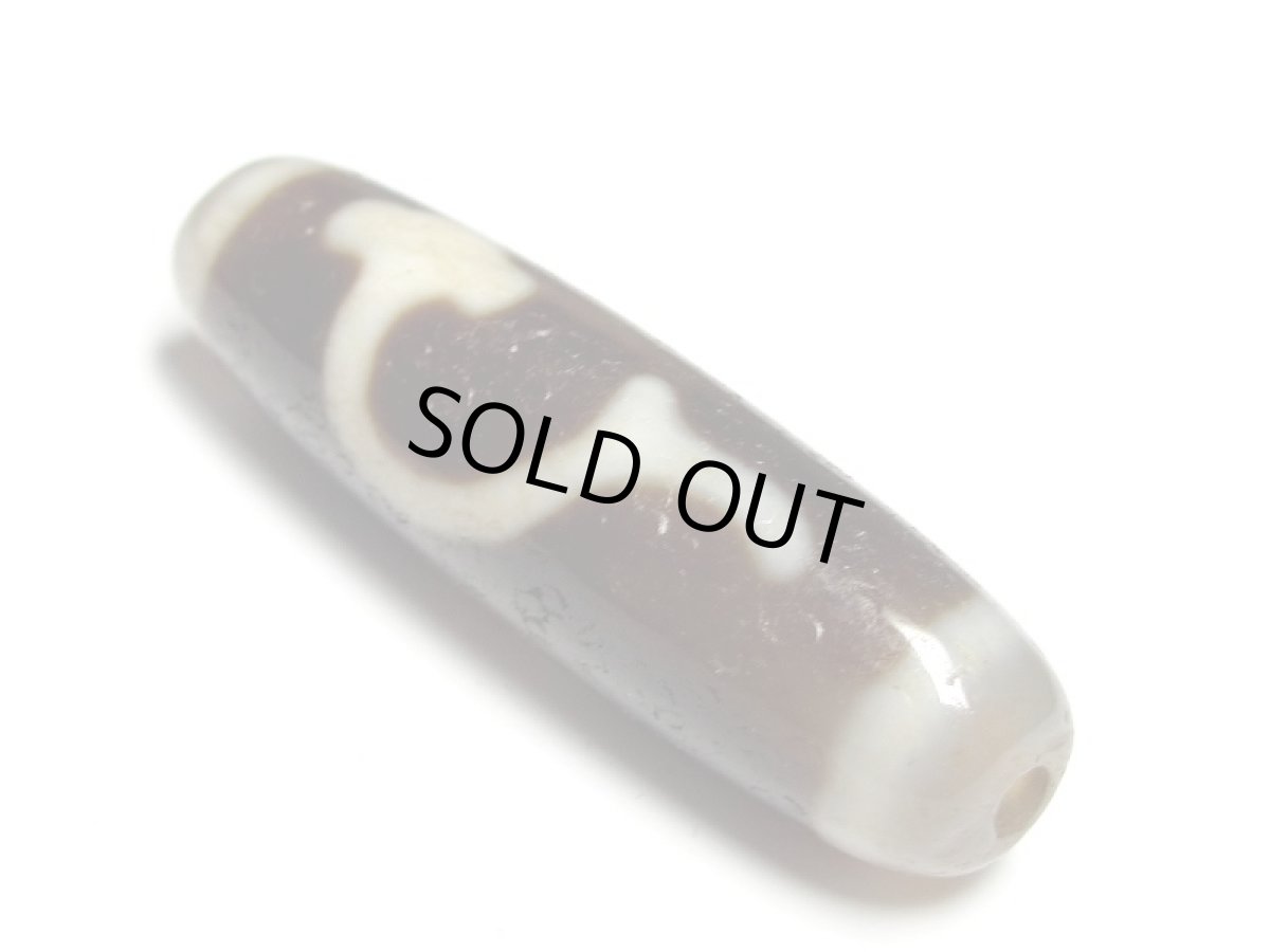 画像2: 風化龍鱗・如意樹（緑度母）天珠 49mm (2)