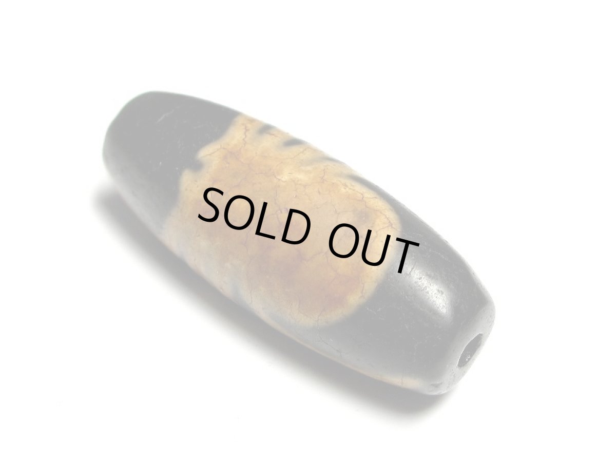 画像2: 風化龍紋・蜘蛛天珠 37mm【170125】 (2)