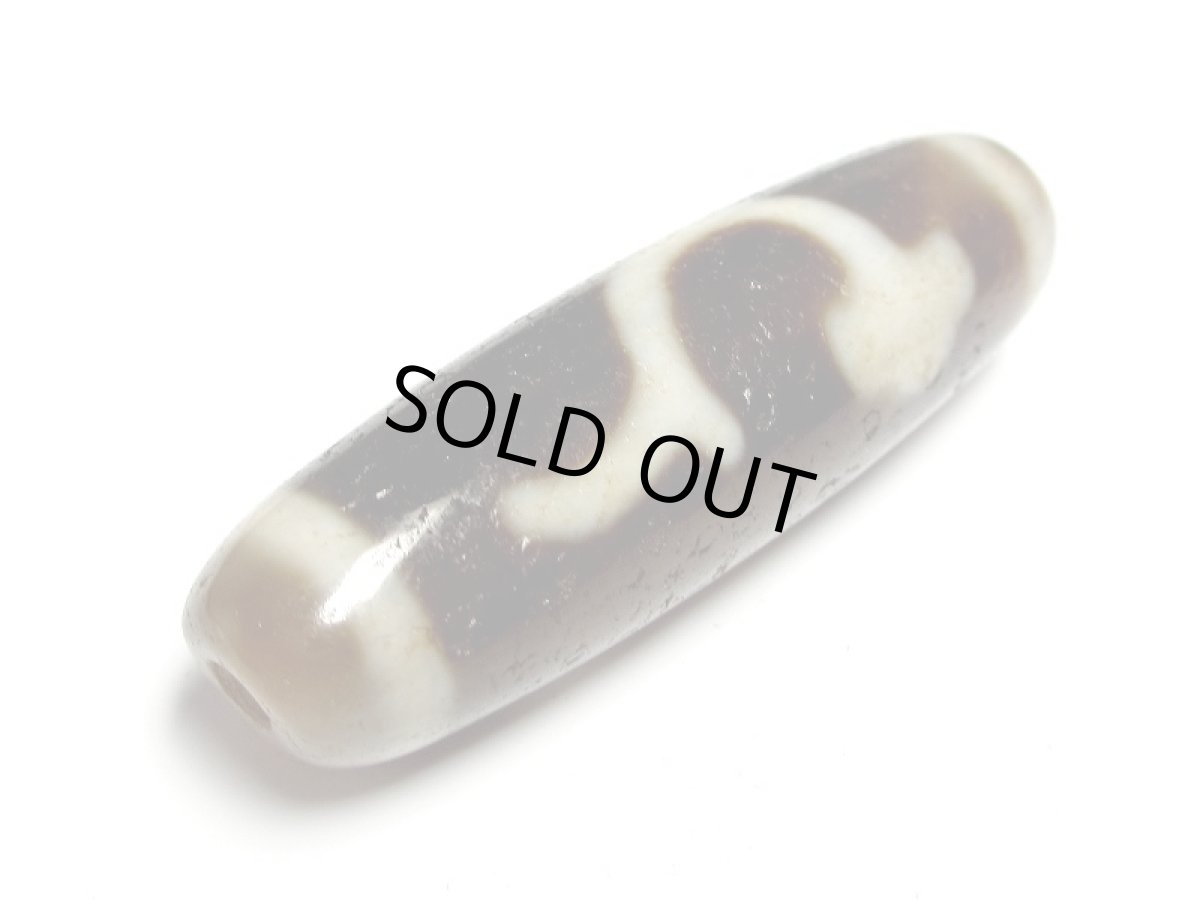 画像3: 風化龍鱗・如意樹（緑度母）天珠 49mm (3)