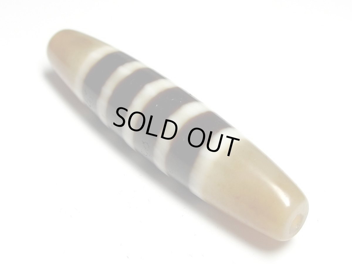 画像2: 風化龍鱗・線天珠 58mm (2)