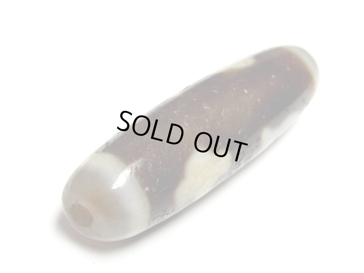 画像5: 風化龍鱗・如意樹（緑度母）天珠 49mm (5)