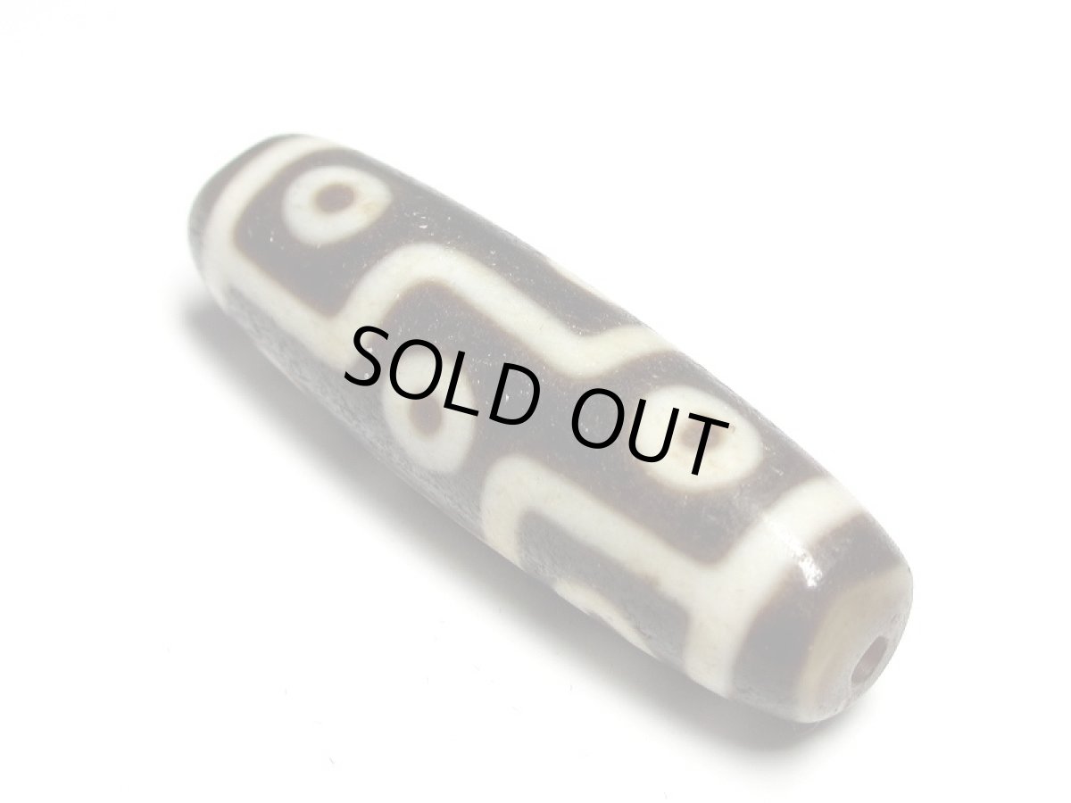 画像2: 風化龍鱗・九眼天珠 49mm【170125】 (2)