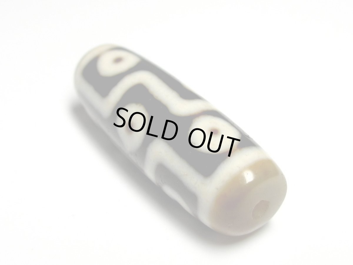 画像4: 風化龍鱗・九眼天珠 39mm 【170125】 (4)