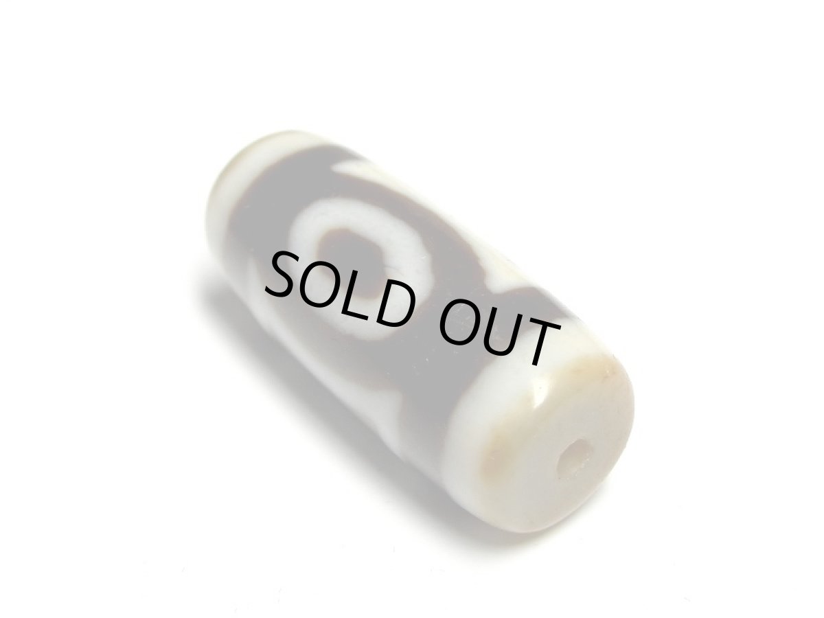 画像4: 風化龍鱗・雙天地天珠 30mm (4)