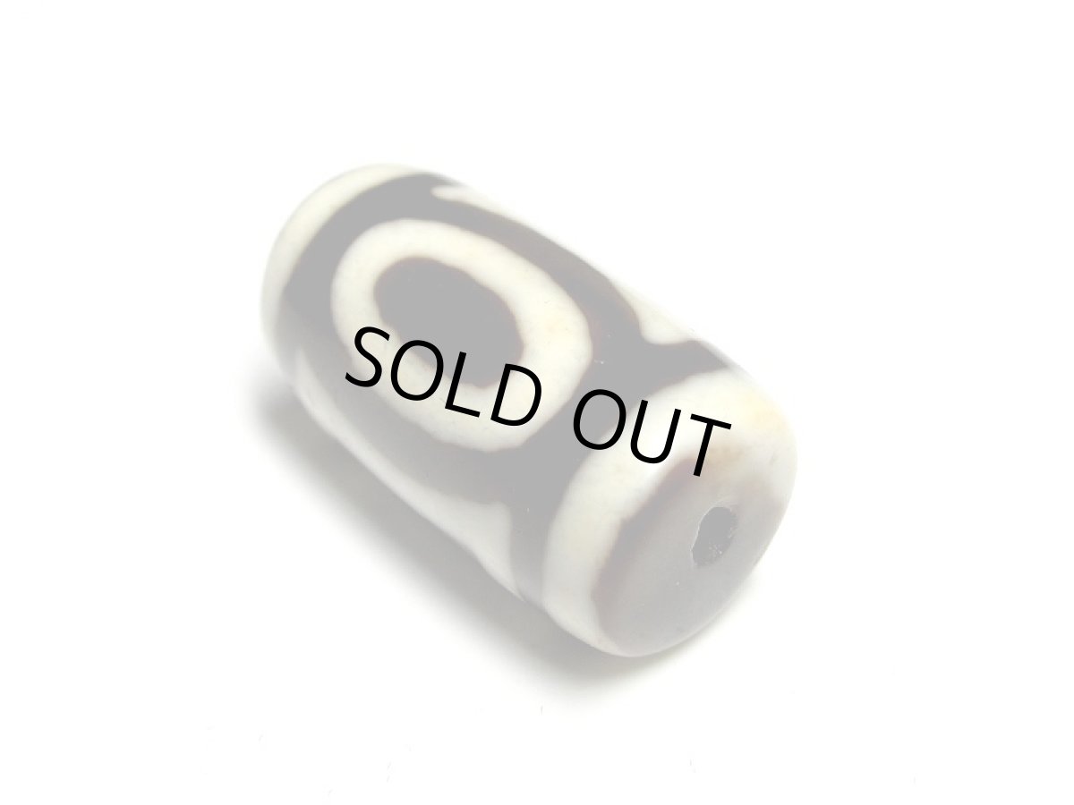 画像4: 風化龍鱗・雙天地天珠 25.5mm (4)