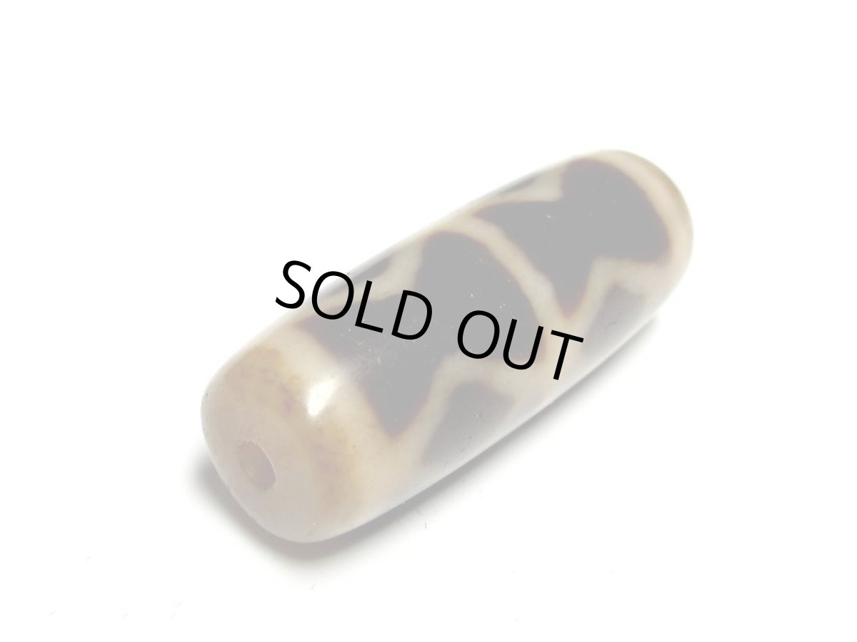 画像5: 風化龍鱗・金剛杵天珠 32mm (5)