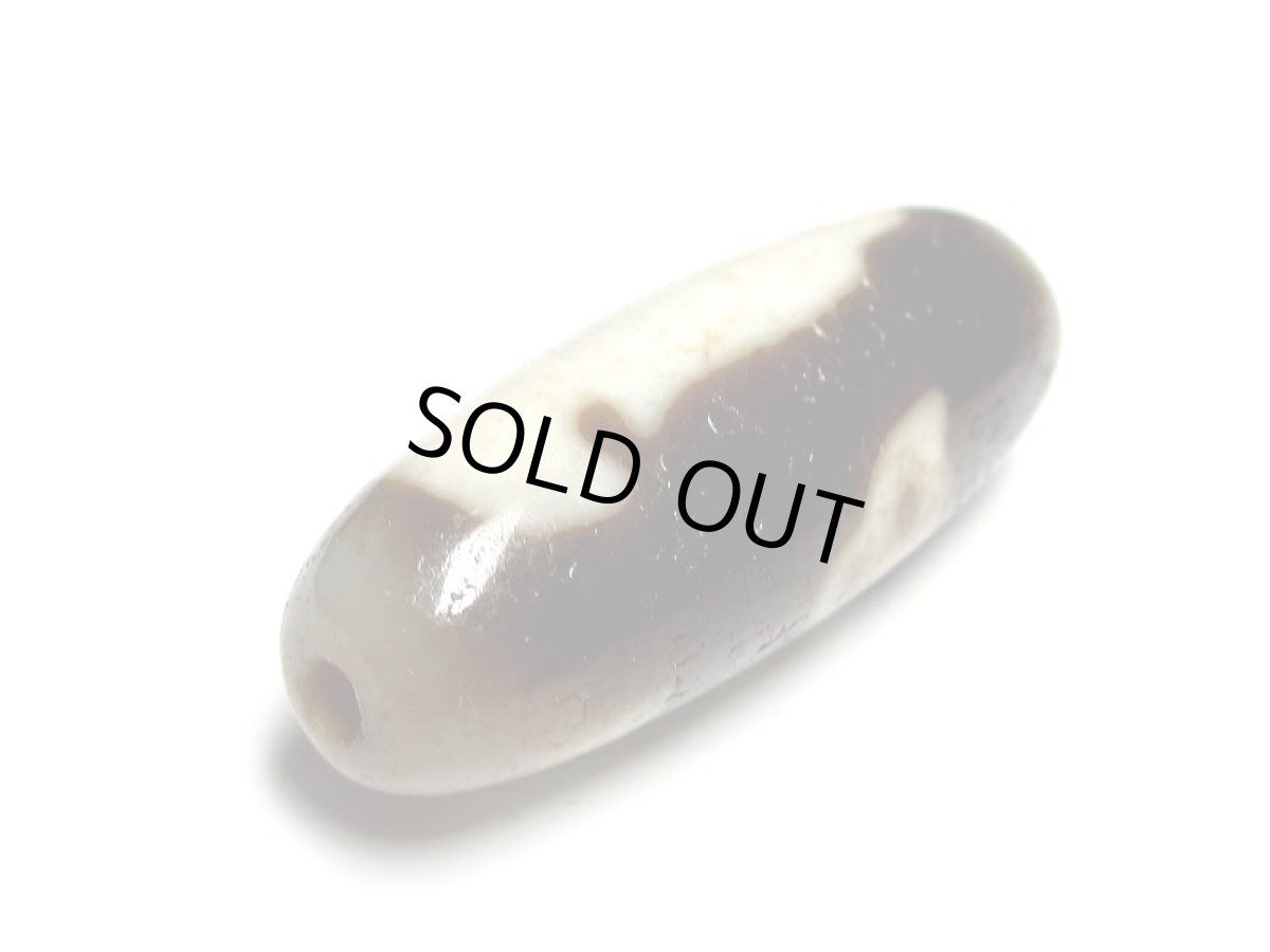 画像5: 風化龍鱗・観音水蓮花天珠 37.5mm (5)