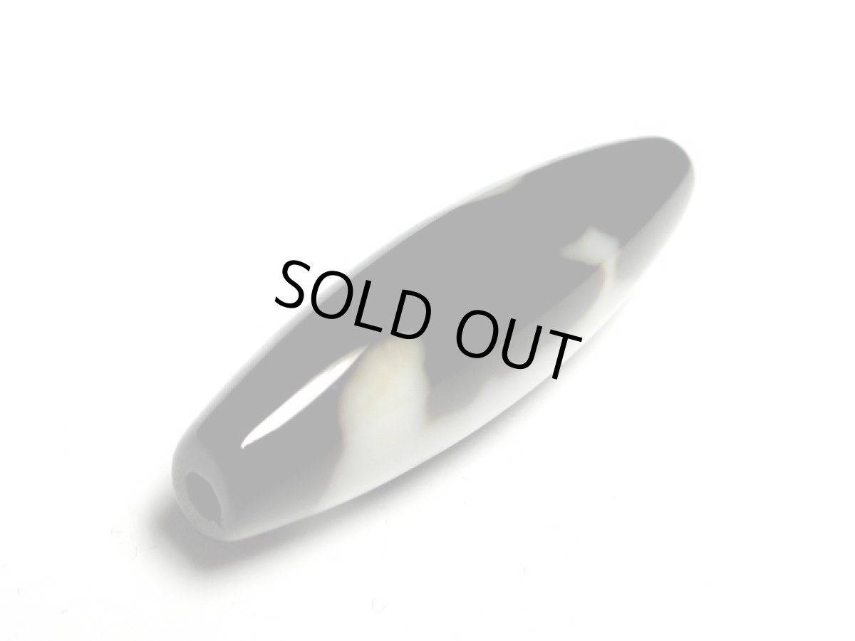 画像5: 黒地至純・観音&如意樹(緑度母)天珠 38mm【170220】 (5)