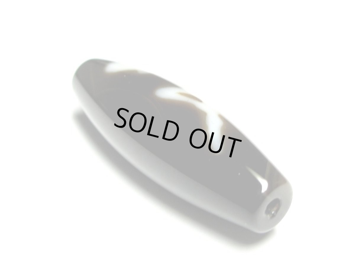 画像4: 黒地至純・琵琶観音天珠 38mm 【170220】 (4)