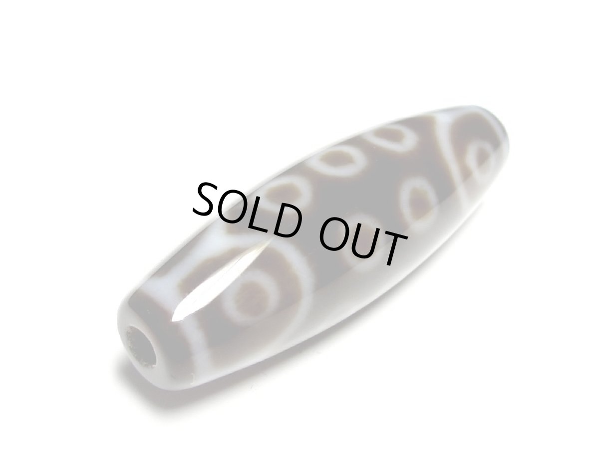 画像5: 黒地至純・二十一眼天珠  38mm 【170220】 (5)