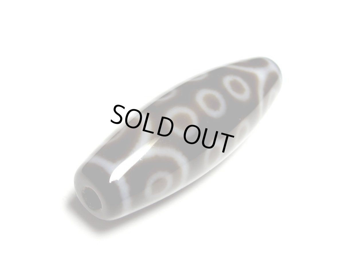 画像3: 黒地至純・二十一眼天珠  38mm 【170220】 (3)