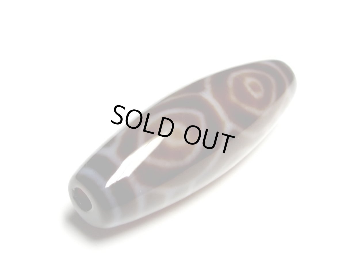 画像3: 黒地至純・龍眼天珠 37mm (3)