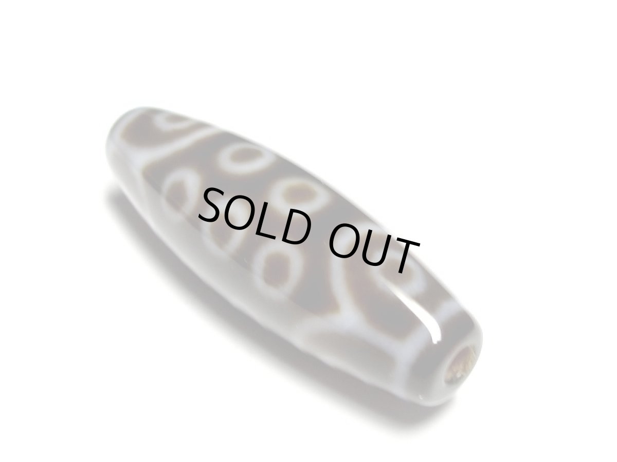 画像2: 黒地至純・二十一眼天珠  38mm 【170220】 (2)