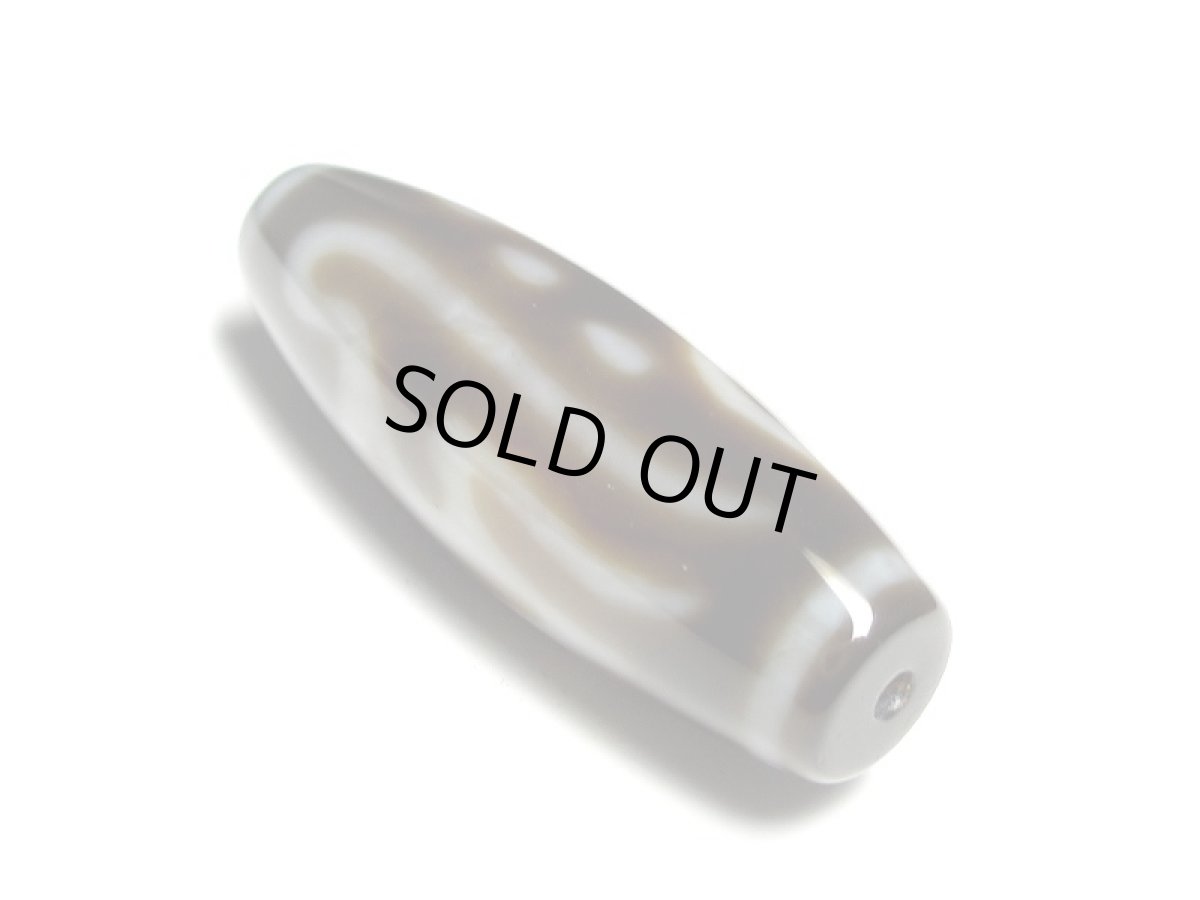 画像4: 黒地至純・龍眼梵字天珠・阿弥陀如来 38.5mm 【170220】 (4)