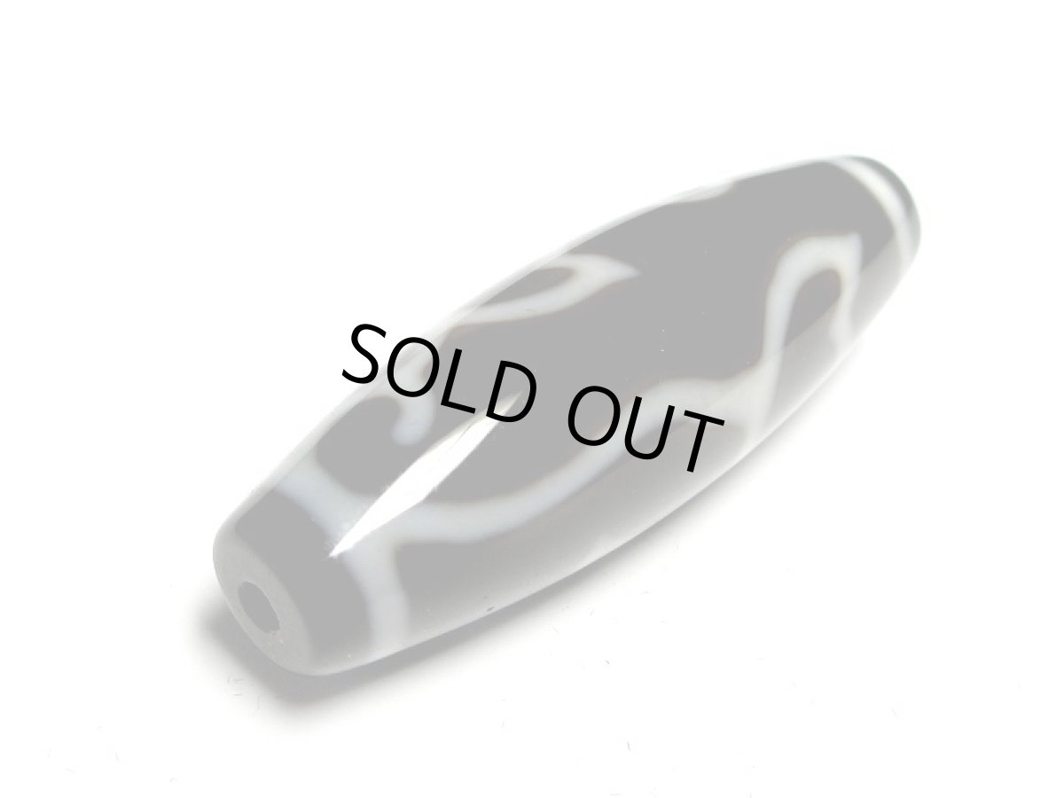 画像5: 黒地至純・水蓮花天珠  38mm【170220】 (5)