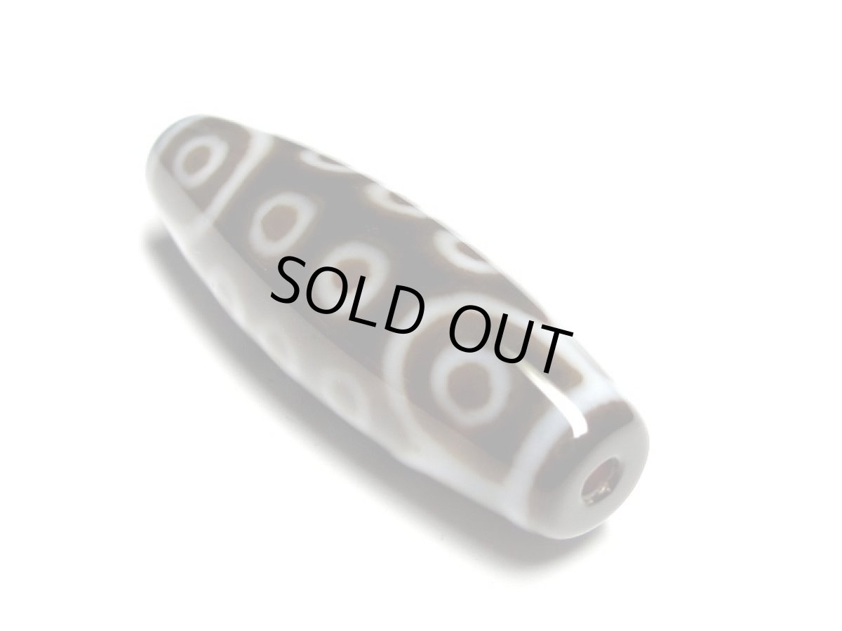 画像4: 黒地至純・二十一眼天珠  37mm 【170220】 (4)