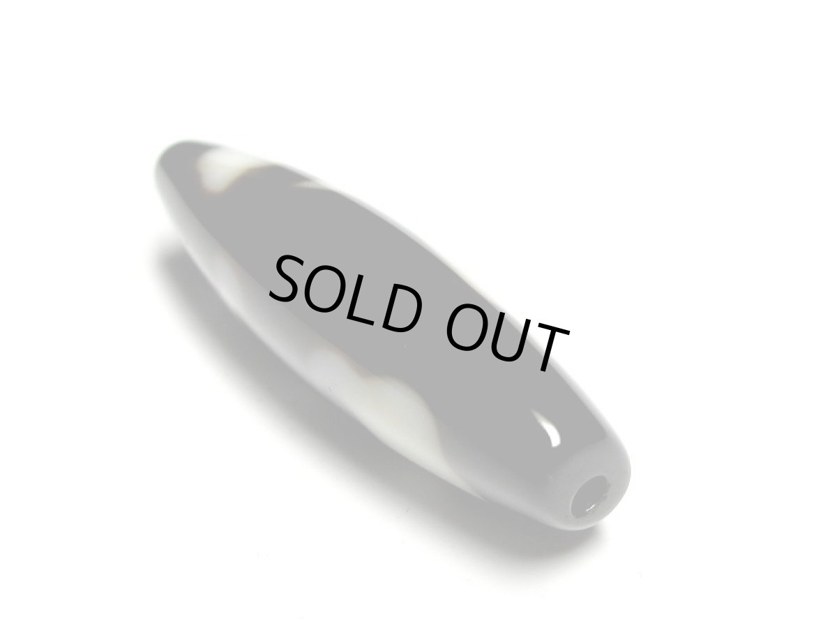 画像4: 黒地至純・観音&如意樹(緑度母)天珠 38mm【170220】 (4)