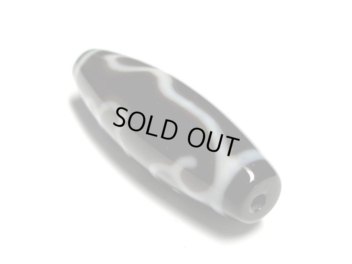 画像4: 黒地至純・水蓮花天珠  38mm【170220】 (4)