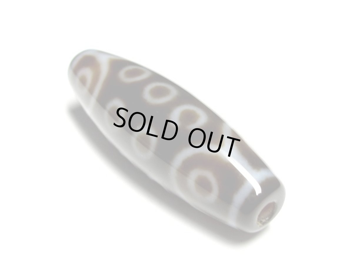 画像4: 黒地至純・二十一眼天珠  38mm 【170220】 (4)