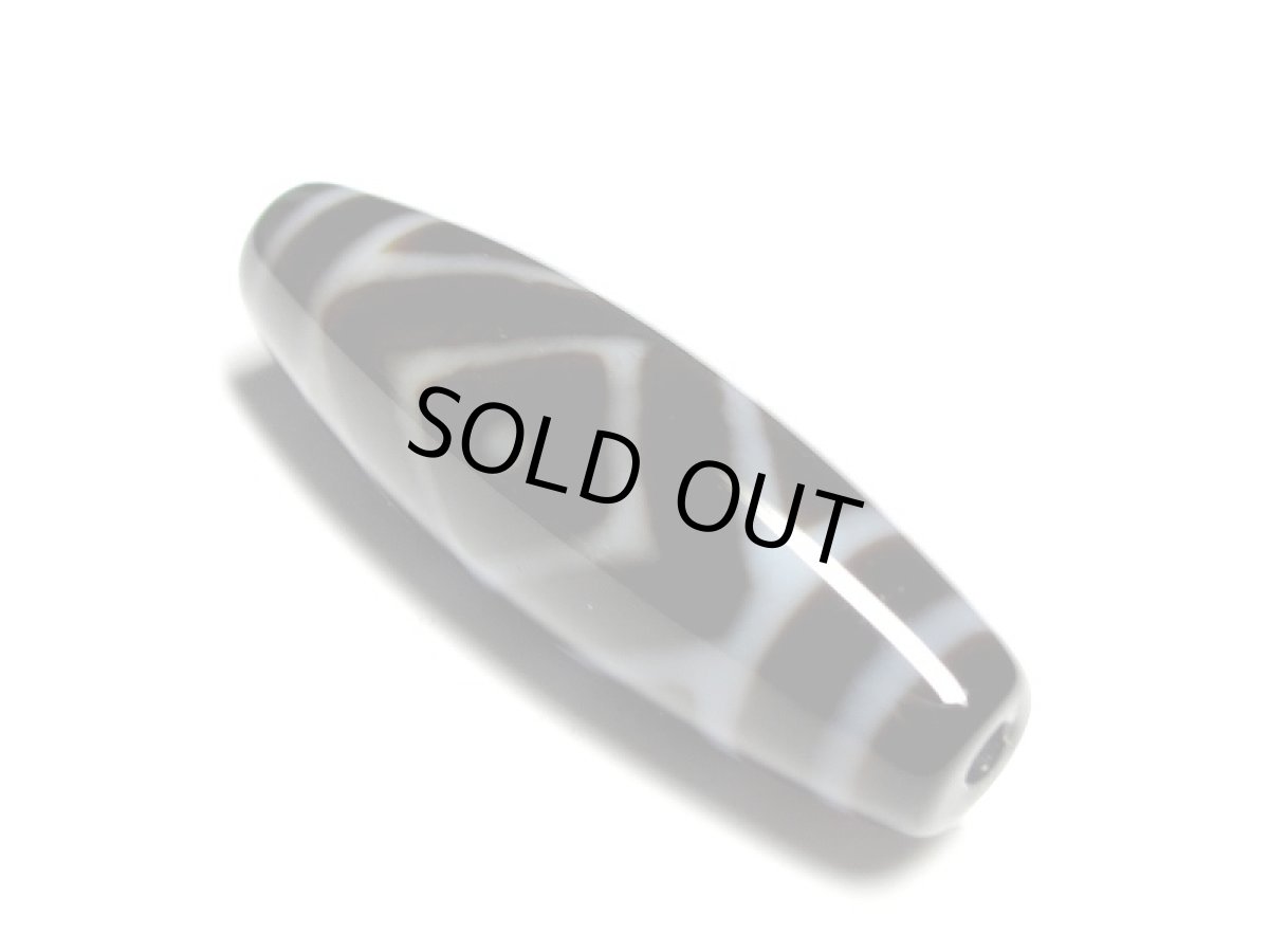 画像2: 黒地至純・増益星辰天珠  37.5mm 【170220】 (2)