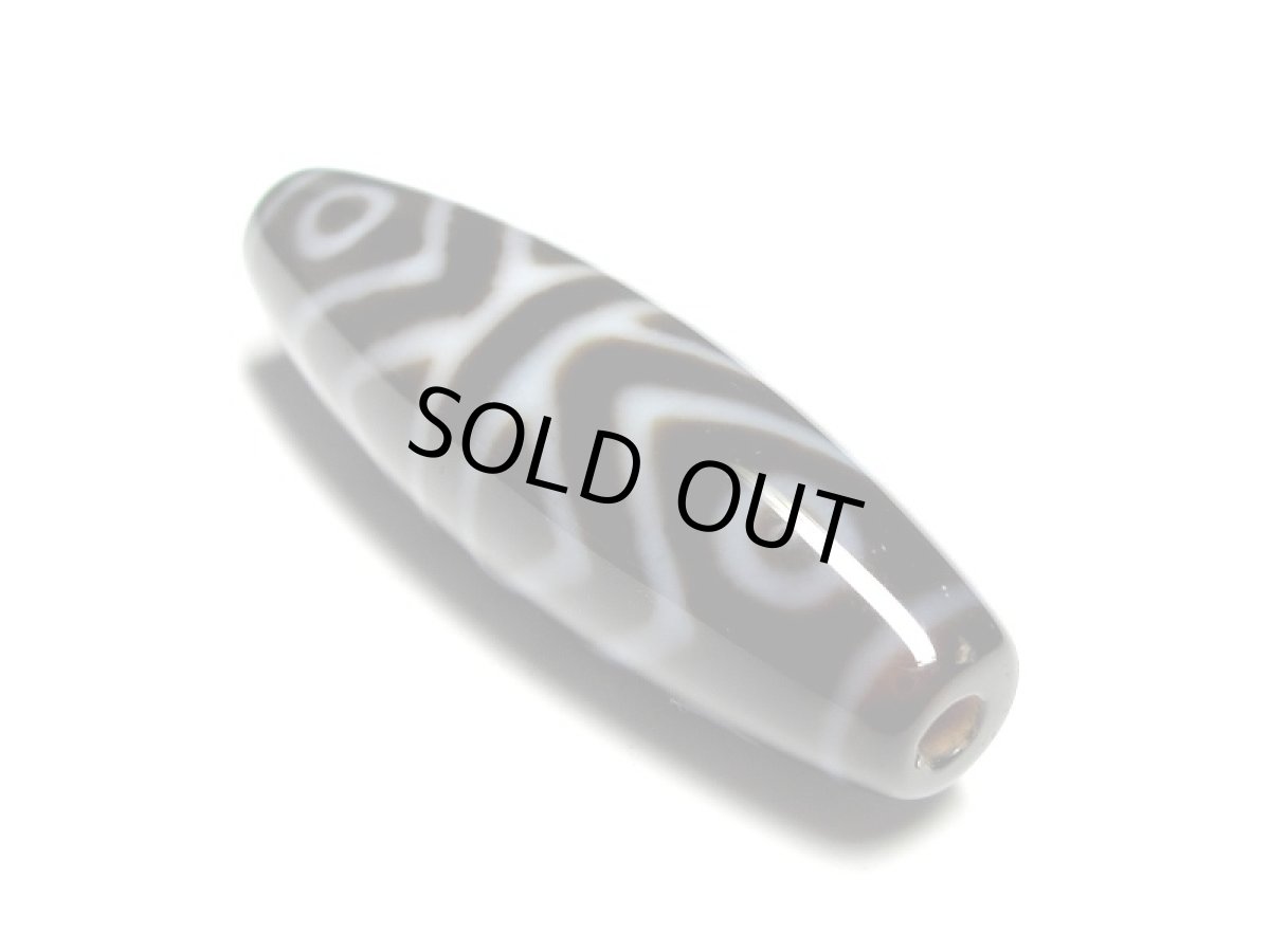 画像4: 黒地至純・金剛虎牙六眼天珠  40mm 【170220】 (4)