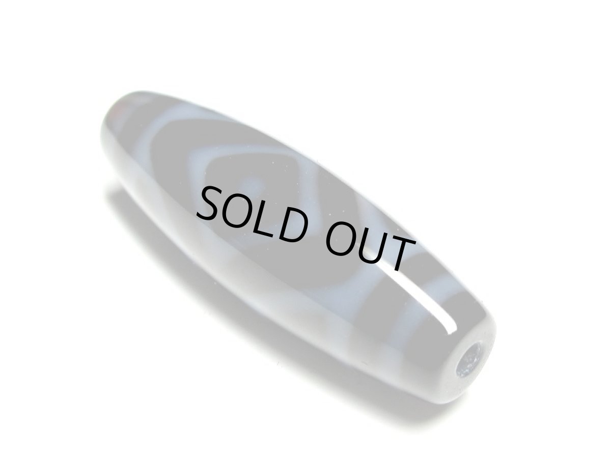 画像2: 黒地至純・増益星辰天珠  38mm  (2)