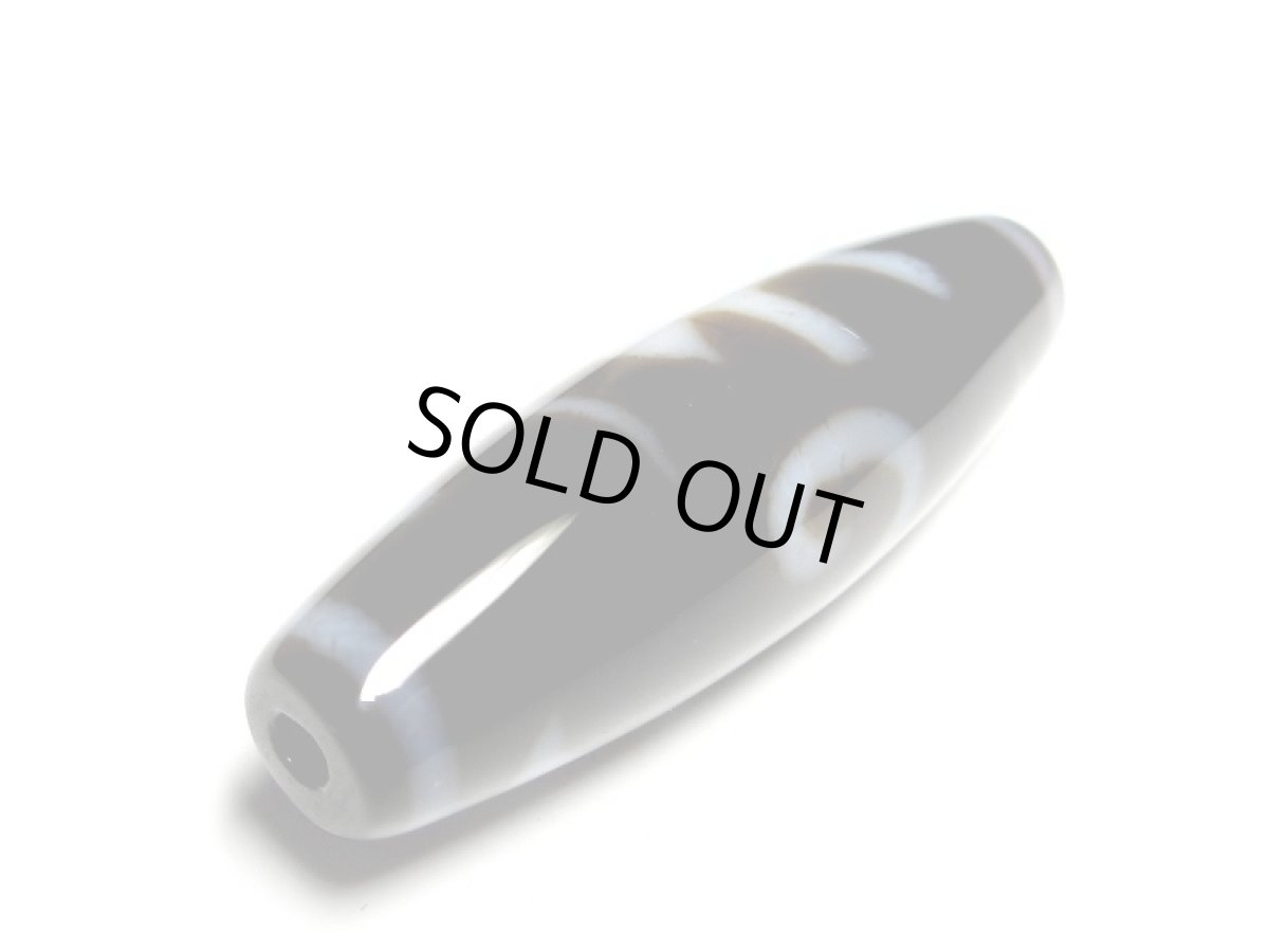 画像5: 黒地至純・龍眼梵字天珠・普賢菩薩 39.5mm 【170220】 (5)