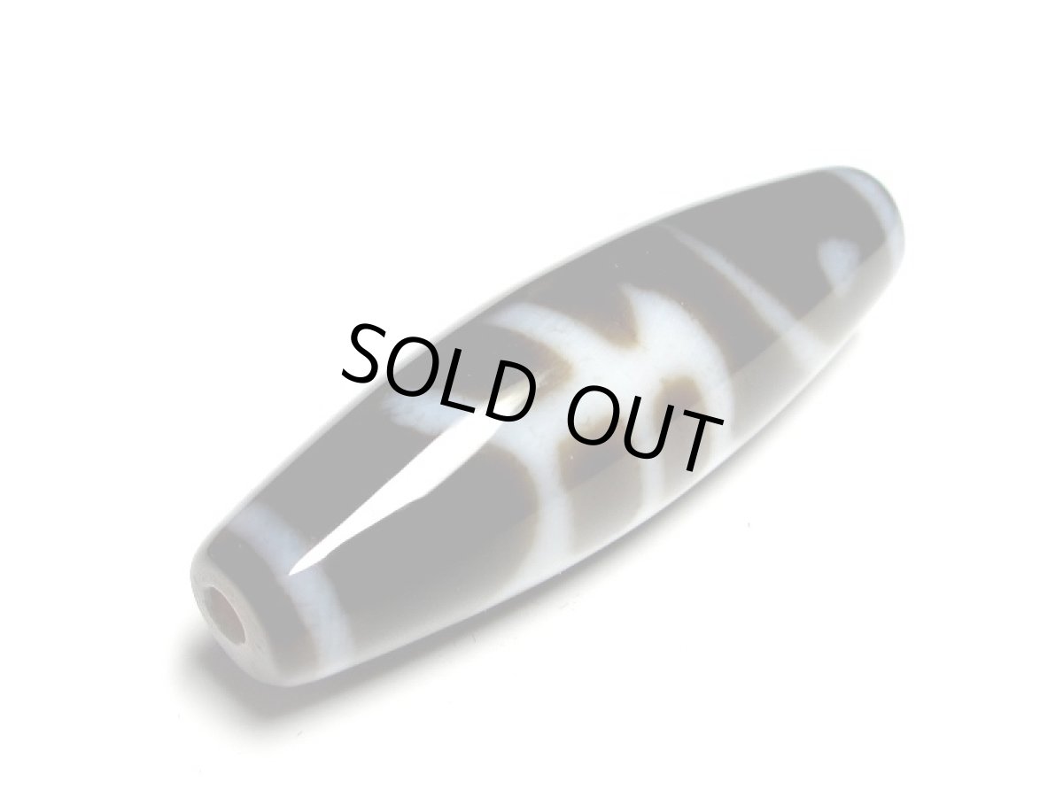 画像3: 黒地至純・龍眼梵字天珠・普賢菩薩 39.5mm 【170220】 (3)