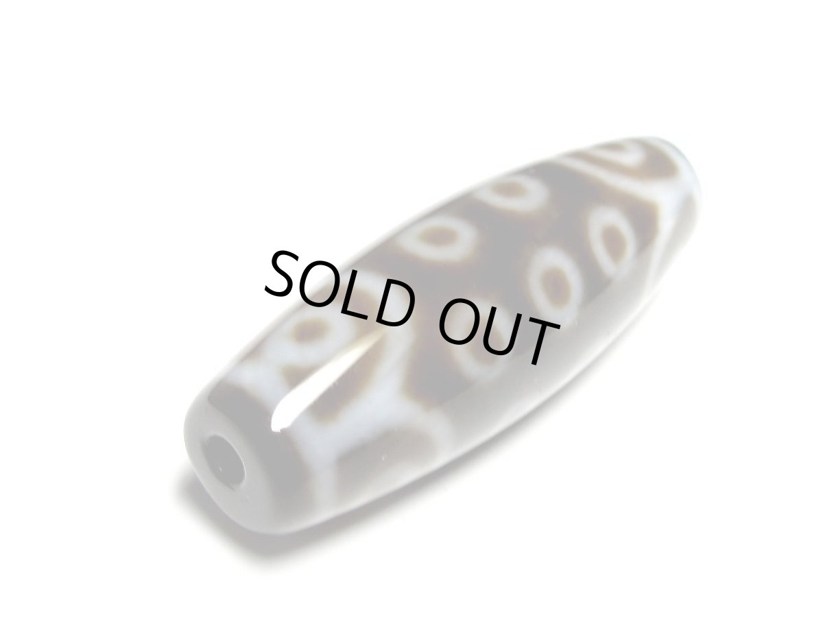 画像5: 黒地至純・二十一眼天珠  37mm 【170220】 (5)