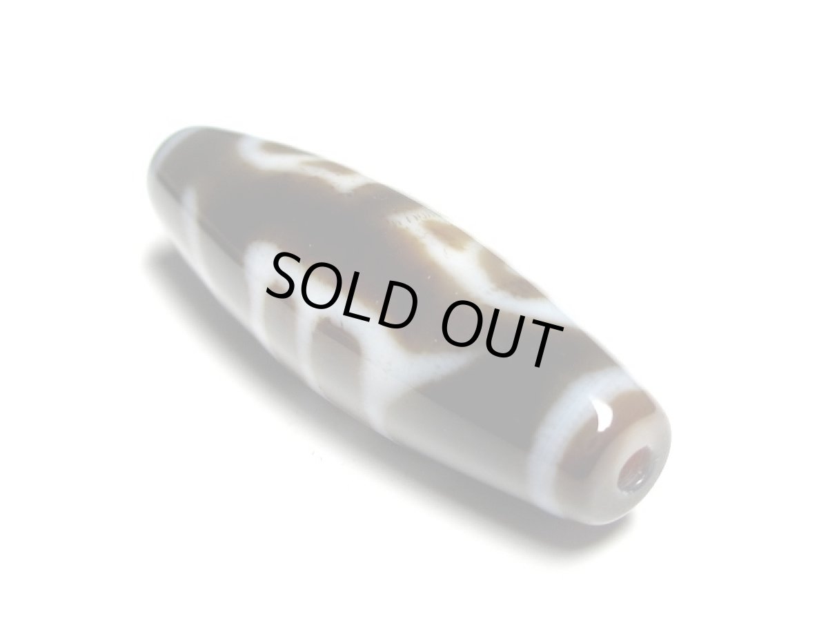 画像4: 黒地至純・龍眼梵字天珠・普賢菩薩 39.5mm 【170220】 (4)