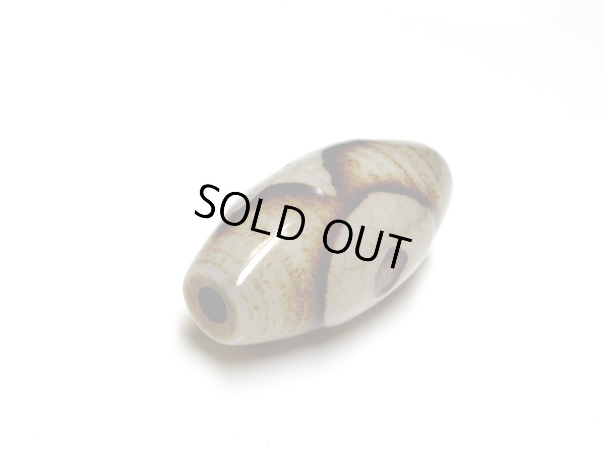 画像5: 火供天珠・日月星天珠 30mm (5)