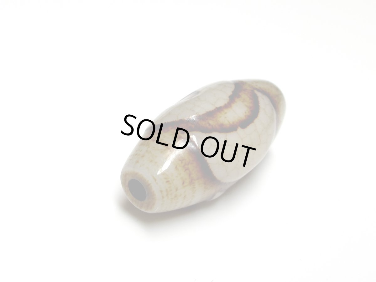 画像7: 火供天珠・日月星天珠 30mm (7)