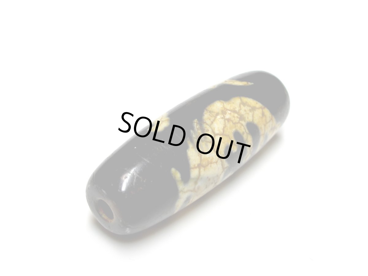 画像5: 風化龍紋・朱雀天珠 38mm (5)