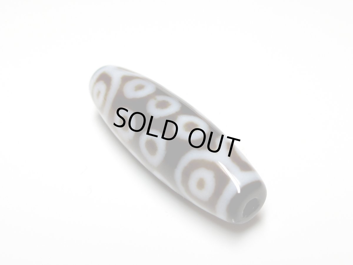 画像4: 黒地至純・二十一眼天珠  38.5mm (4)