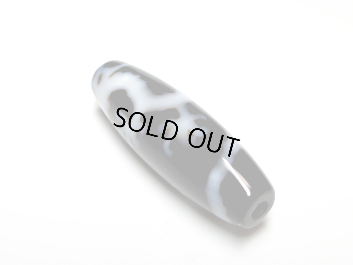 画像2: 黒地至純・戯珠 五爪龍神天珠 37mm (2)