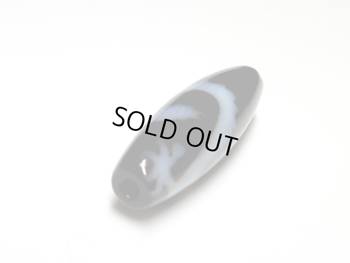 画像5: 黒地至純・五爪龍神天珠 37mm (5)