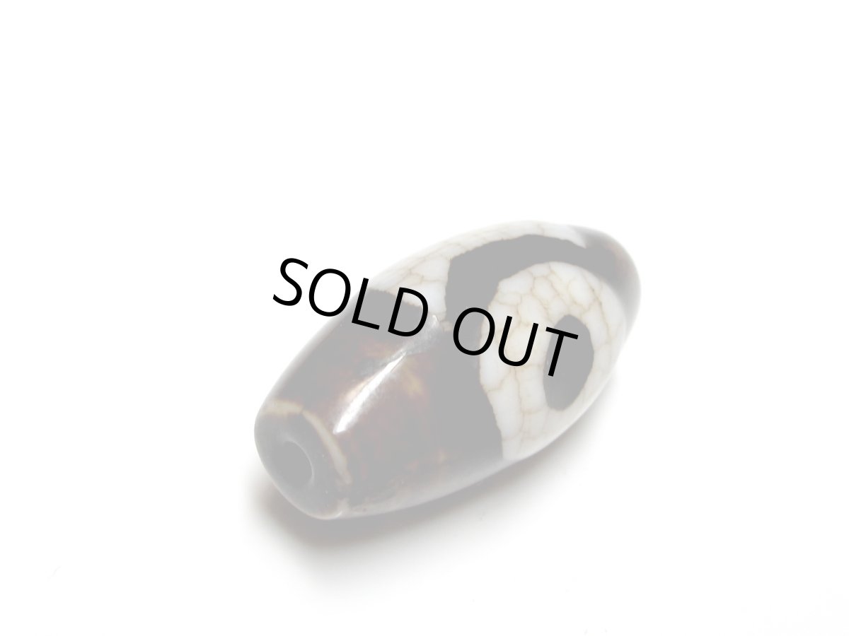 画像7: 火供天珠・日月星天珠 30.5mm (7)