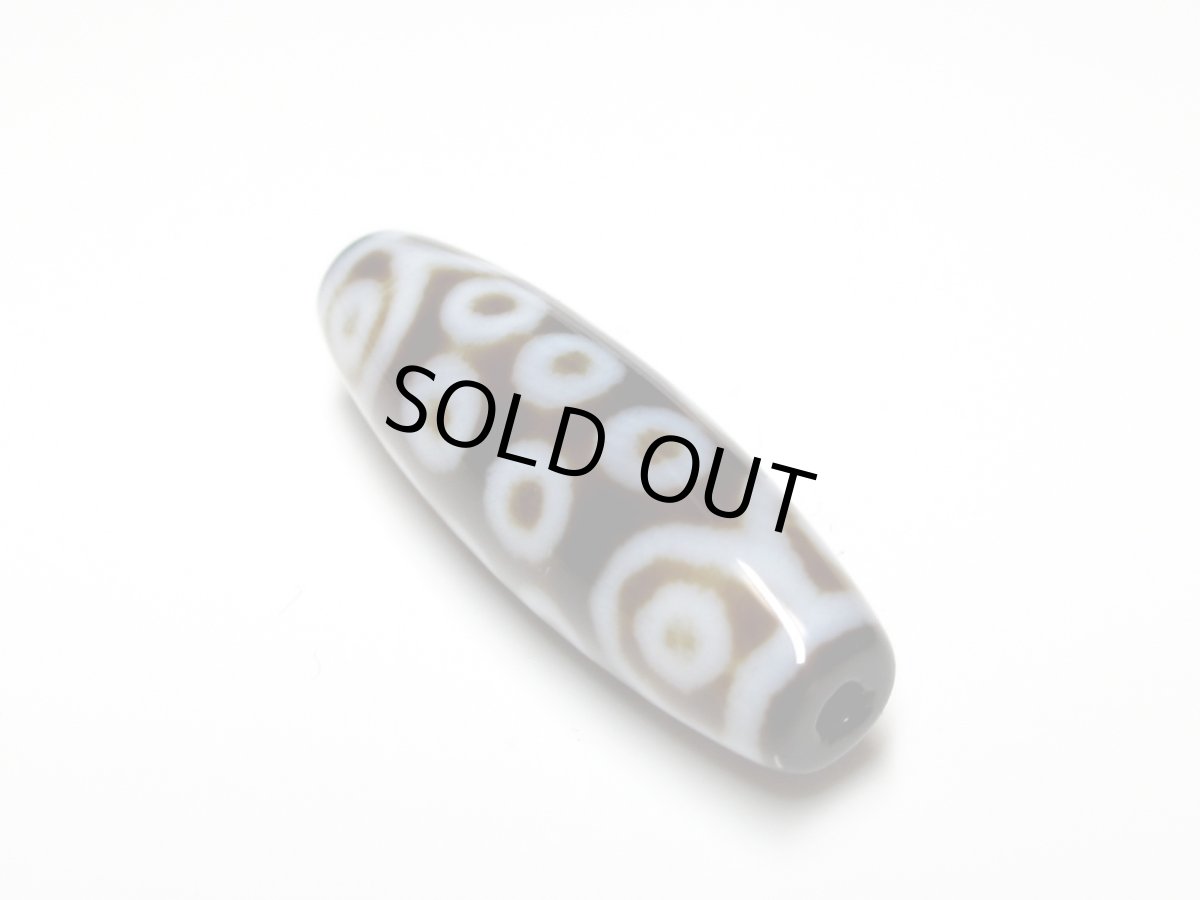 画像6: 黒地至純・二十一眼天珠  38.5mm (6)