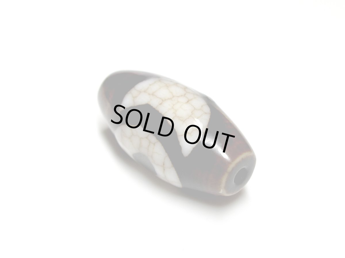 画像4: 火供天珠・日月星天珠 30.5mm (4)