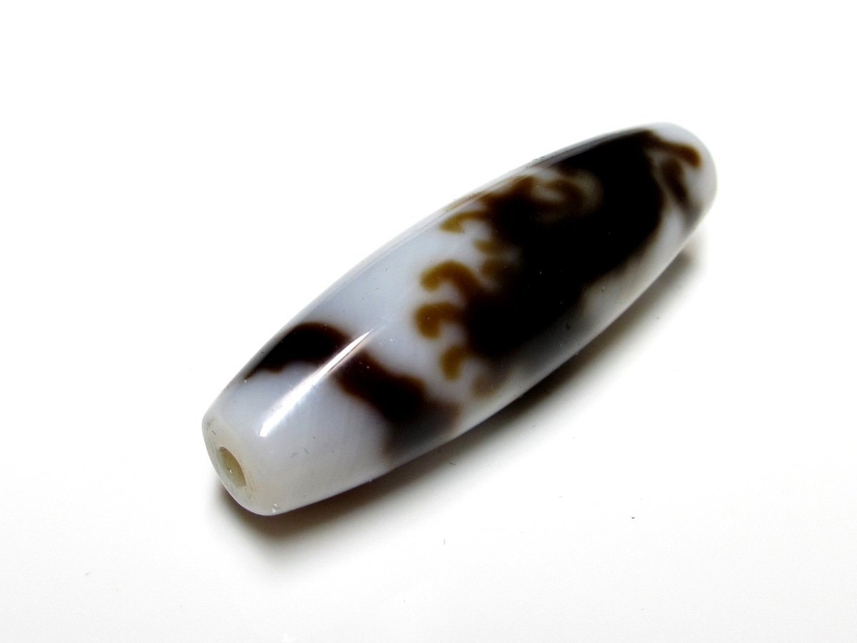 画像3: 白地至純・五爪龍神天珠 38mm (3)